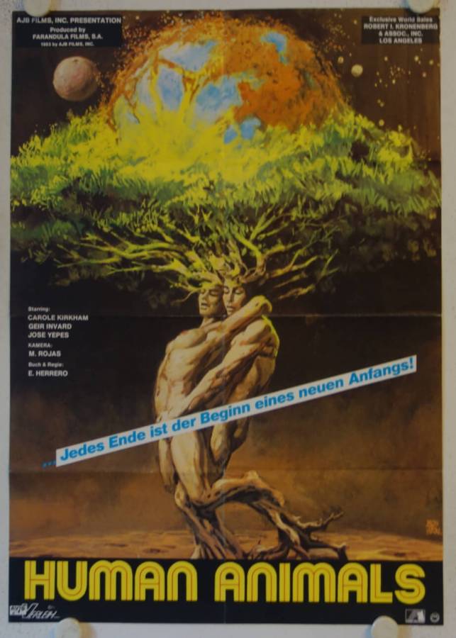 Human Animals original release german movie poster
